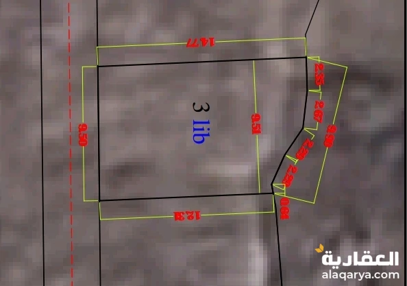 ارضيه للبيع بسعر مناسب ٣ لبن حر بجمالي مبلغ ٣مليون و٦٠٠الف