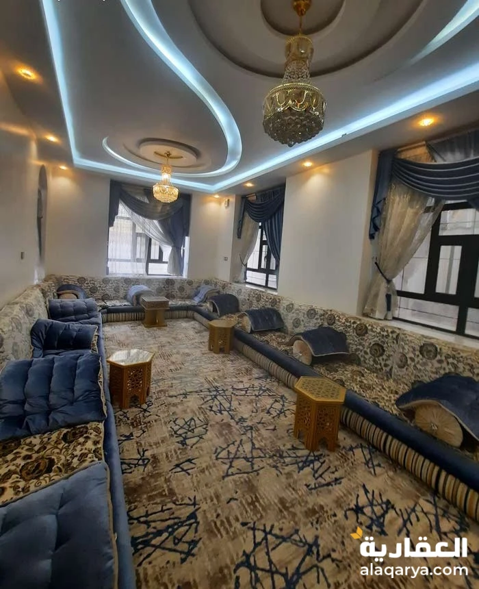 فيلا مفروشة للايجار في صنعاء اثاث ملكي الاصبحي
