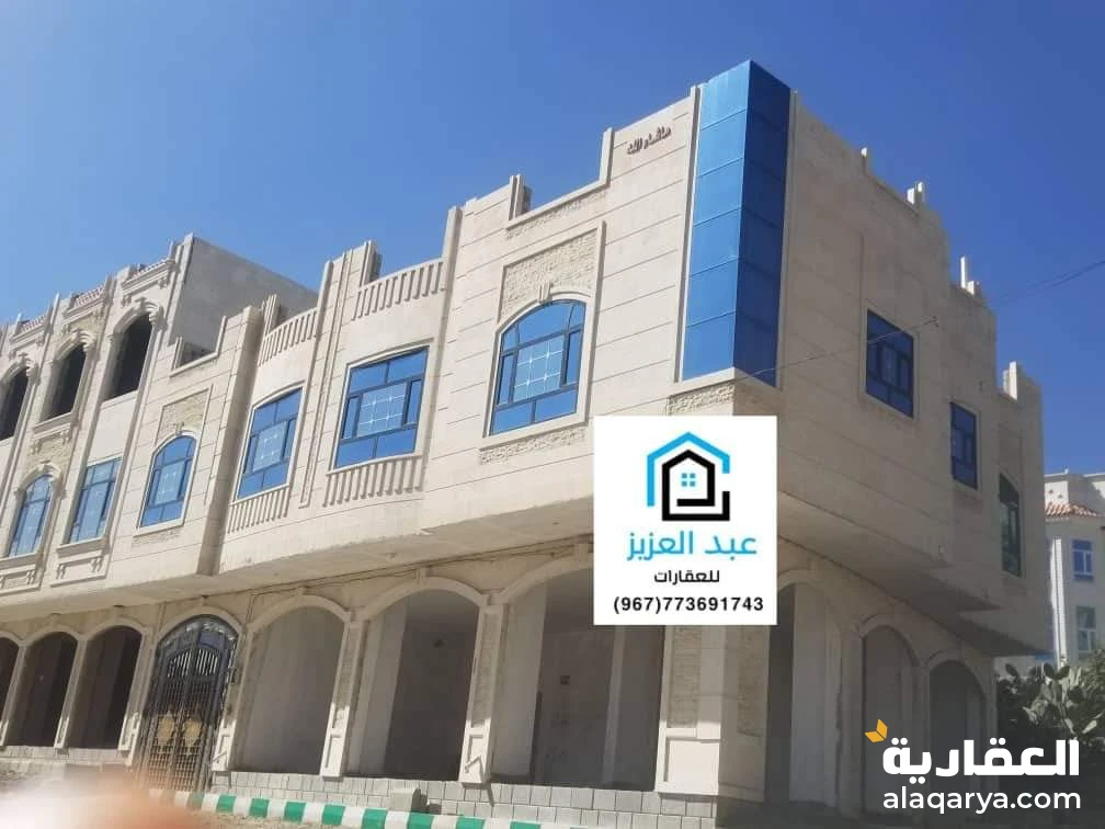للبيع عمارة في صنعاء بيت بوس حي الوزير 3 لبن ركنيه
