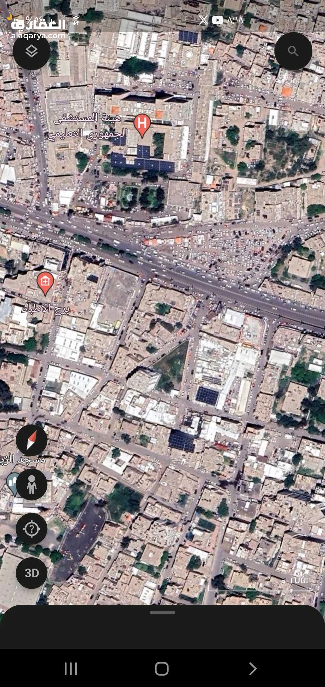 ارض تجارية 18 لبنة حر معمدة للبيع