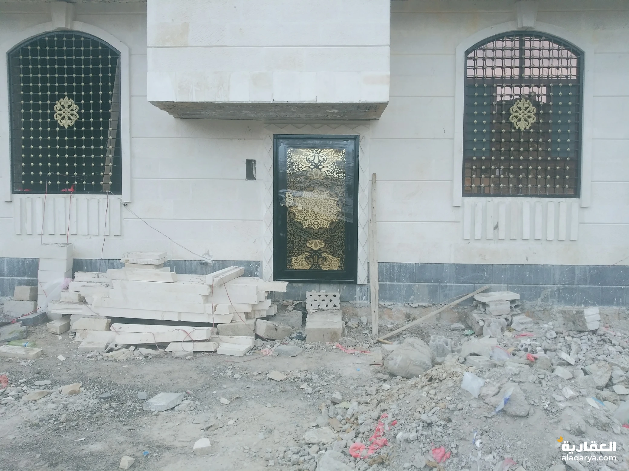 بيت مسلح جاهز ضبوة شارع 10 متر