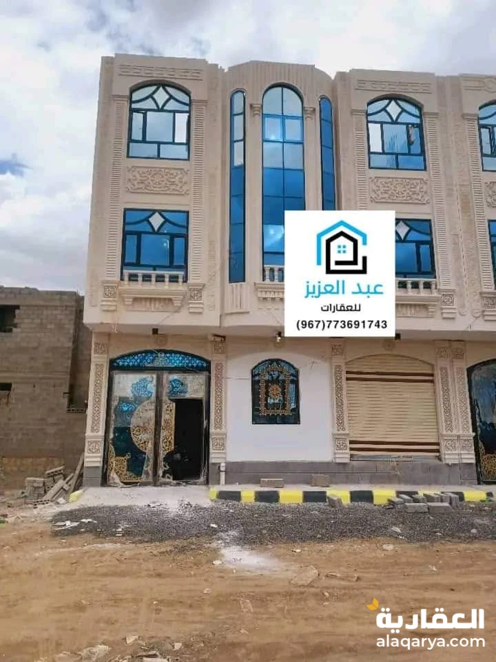 منزل 3ادوار دورين مشطب لوكس والثالث مرفوع الى حد السقف كامل  قواعد كامل هردي