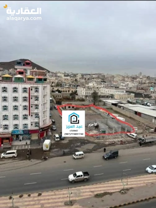 #للبيع ارضيه تجاريه على شارع الستين الشمالي