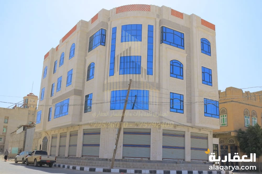 عمارة تجارية أربعة دور وبدروم شارعين في قمة الروعة والجمال