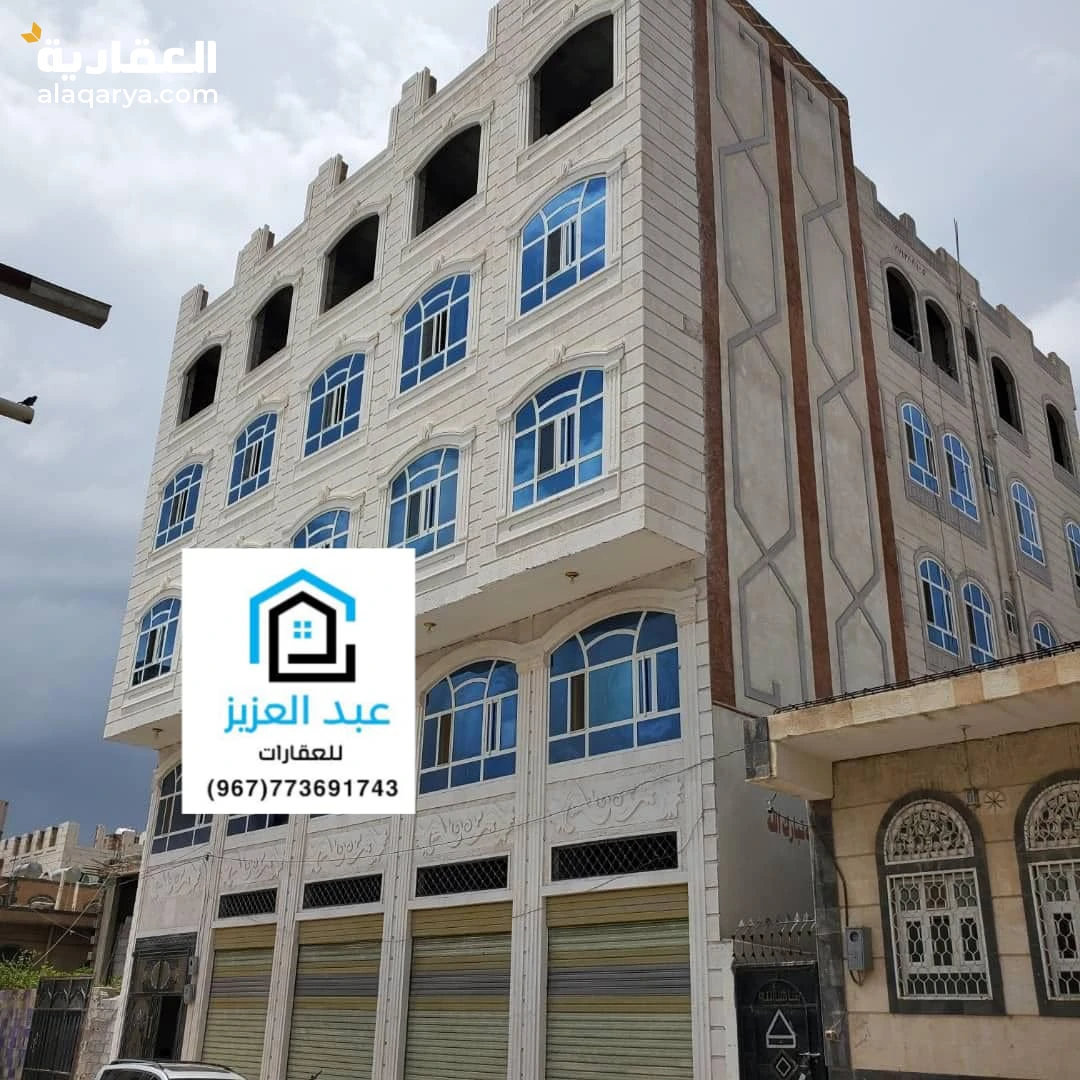 عمارة_سكنية_واستثمارية للبيع شمال_العاصمة_صنعاء في الجراف_الشرقي قريب شارع_مأرب