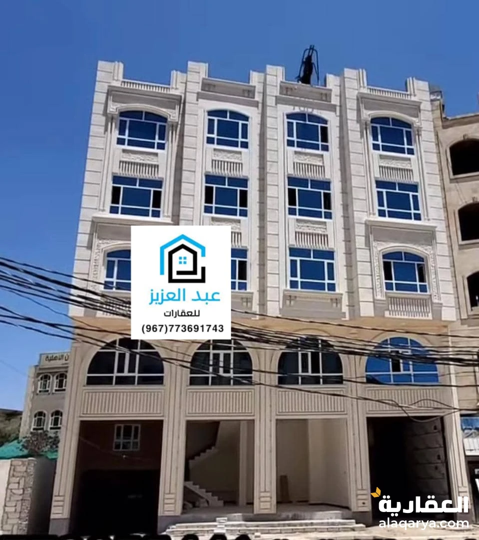 عمارة_سكنية_واستثمارية للبيع جنوب_العاصمة_صنعاء في بيت_بوس_المثلث_الذهبي
