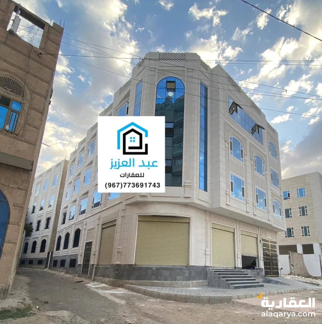 عمارة_سكنية_واستثمارية للبيع جنوب_العاصمة_صنعاء في بيت_بوس_حي_المهندسين