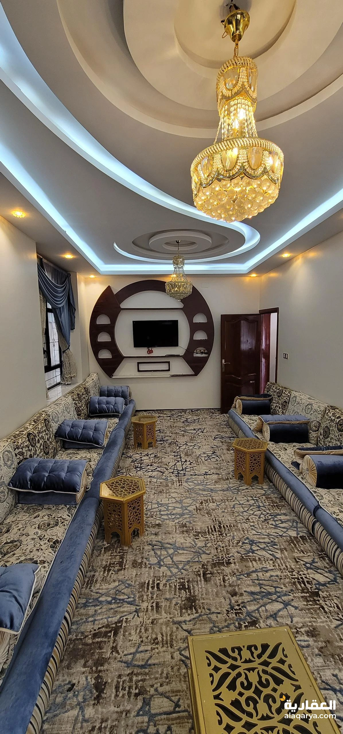 فيلا مفروشة للايجار في صنعاء بيت بوس المثلث الذهبي | للتواصل772960797