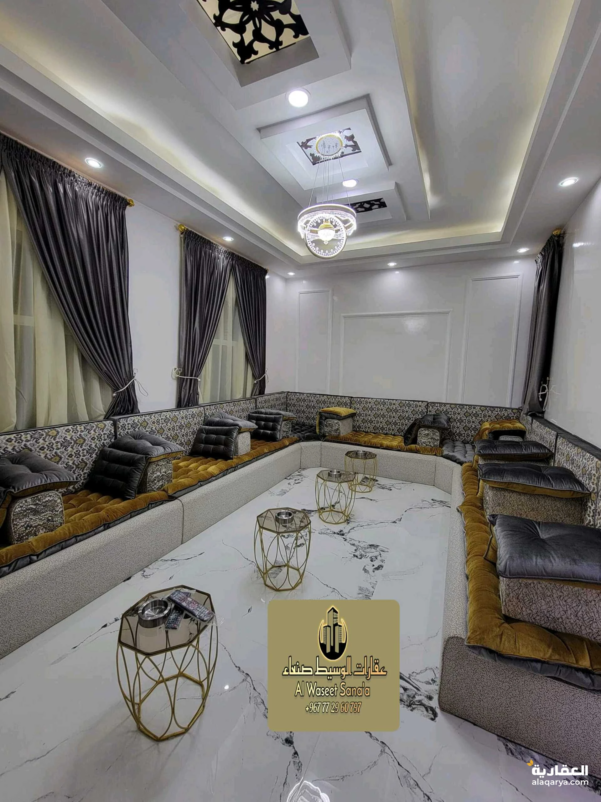 شقق مفروشه للايجار صنعاء جديده اول ساكن صنعاء حده المدنيه - للتواصل772960797