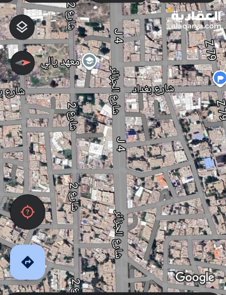 ارضية 15لبنة حر معمد على شارع الجزائر الرئيسي عرض من المعدوم عرطة