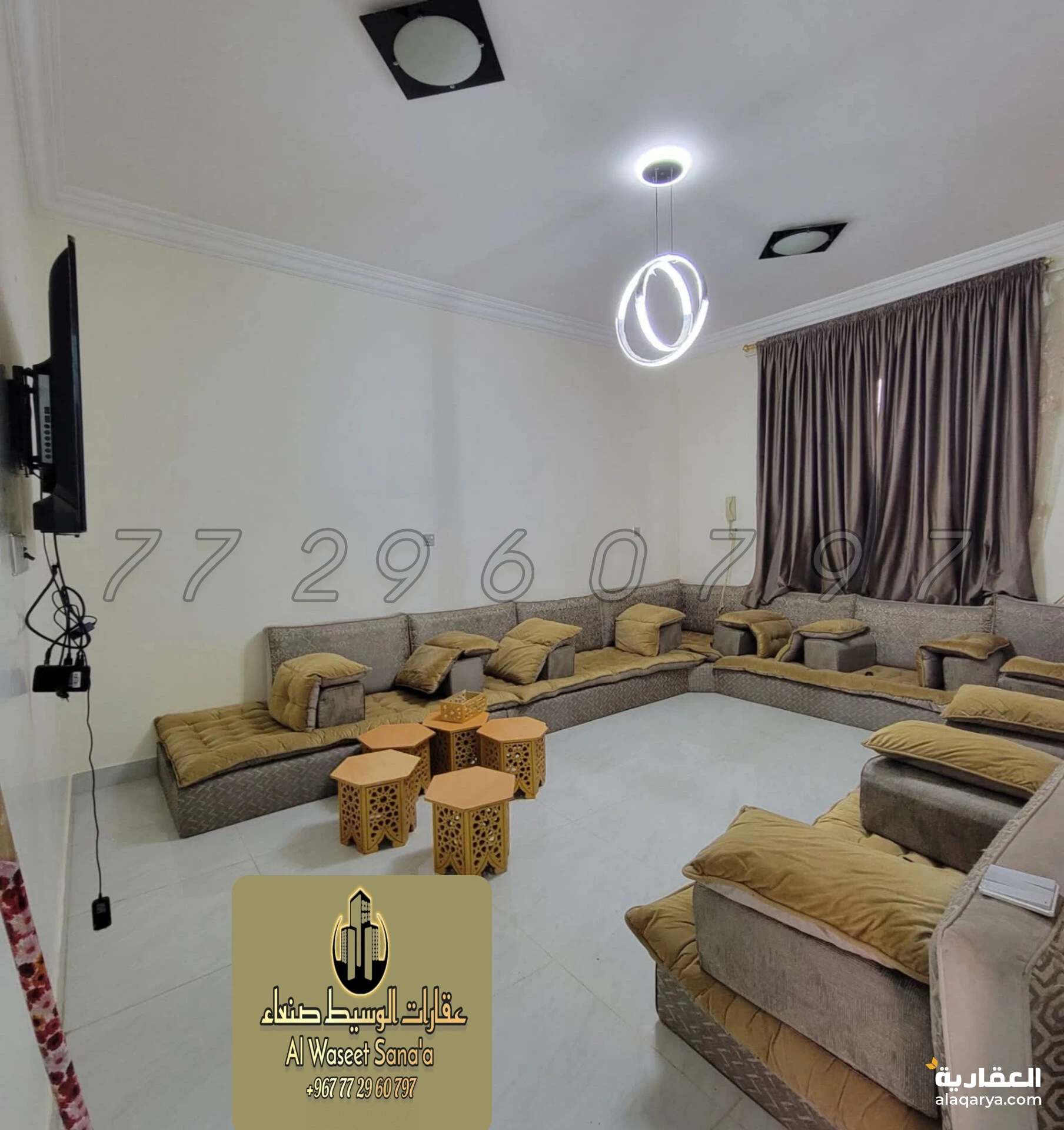 شقق مفروشة للايجار في صنعاء الاصبحي المقالح 4 غرف - للتواصل772960797📞