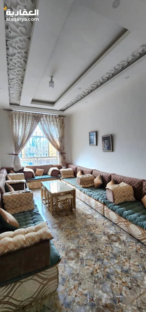 شقق مفروشه للبيع صنعاء | شقة مفروشة VIP مساحة 210 متر للبيع صنعاء حده المدينة