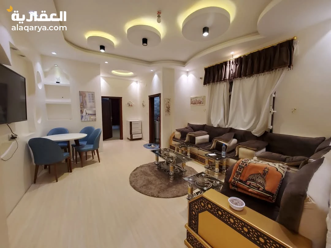 شقه مفروشه للايجار في برج ارقاء احياء حده 770472373