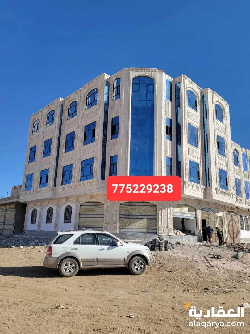 عمارة للبيع شارعين ركنيه حجر