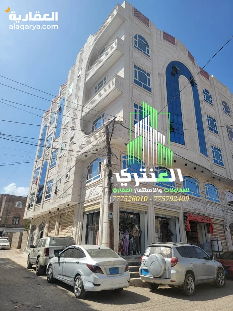 عمارة تجارية خمسة دور وبدروم شارعين في قمة الروعة والجمال تتكون من سبع فتحات تجا