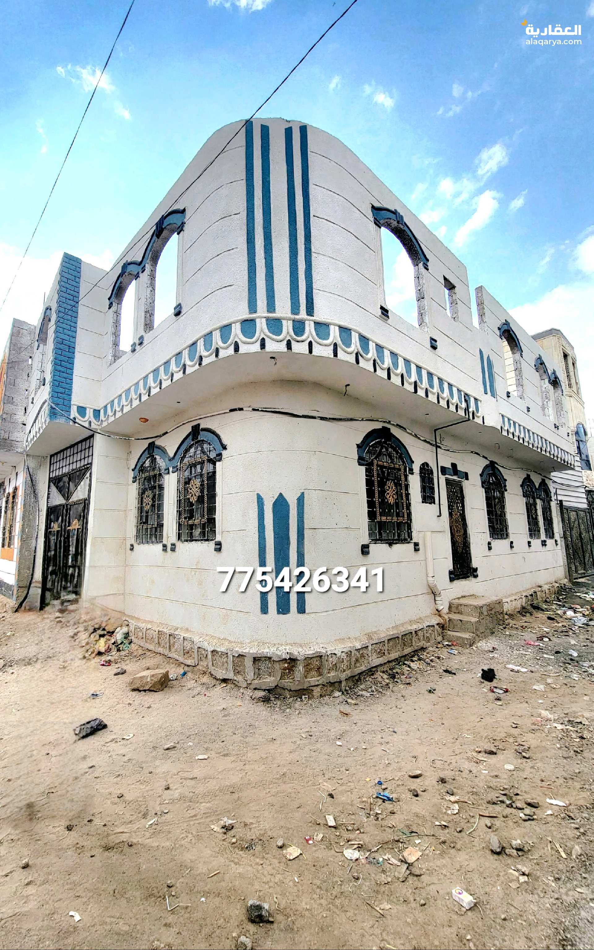 منزل_سكني شارعين للبيـــــــــــــــــــع 6و6 السعر 25مليـون للتواصل 775426341