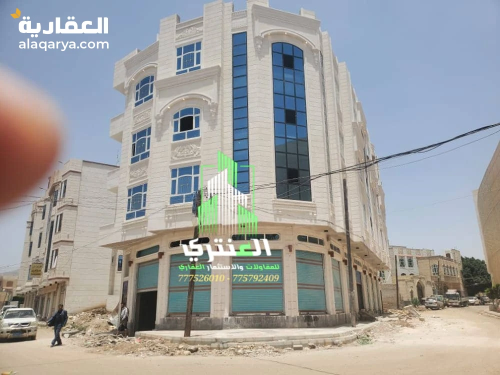 عمارة تجارية أربعة دور وبدروم شارعين في قمة الروعة والجمال...