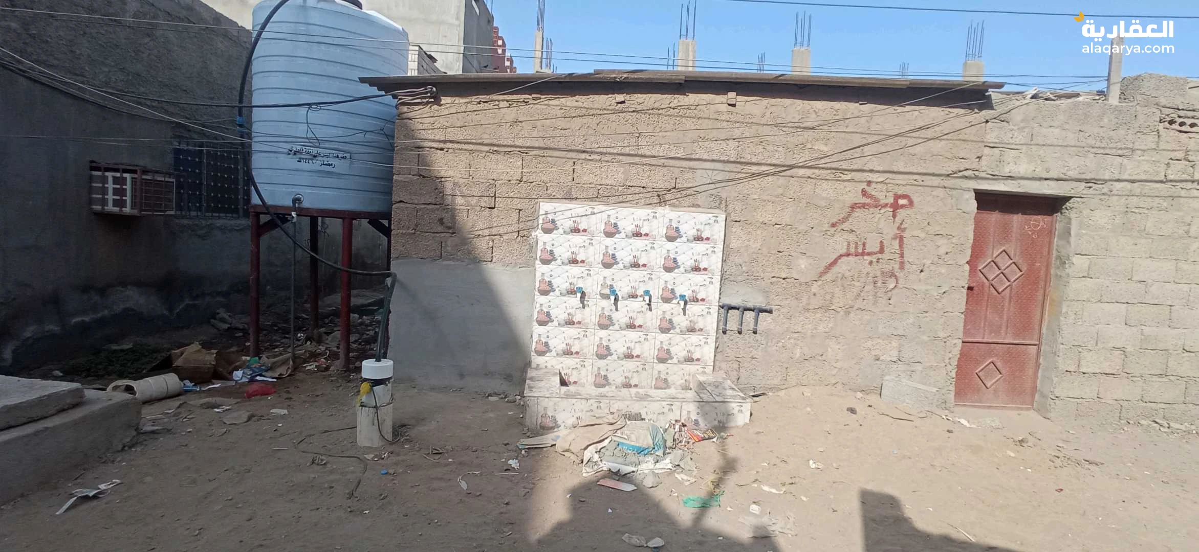 بيت شعبي للبيع اوراقة رسمي