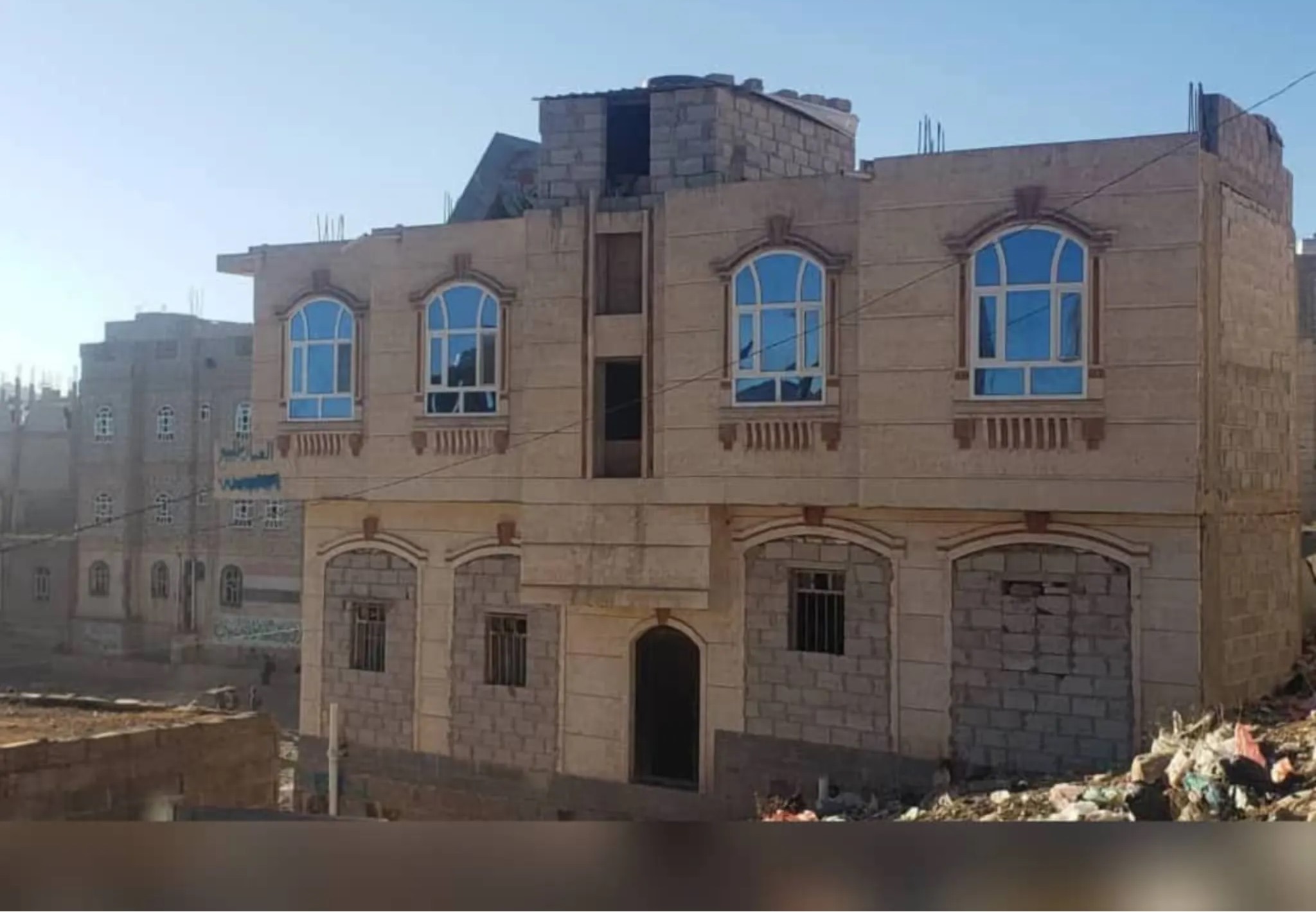 #عمارة للبيع على شارعين شارع 14 وشارع 6 متر قواعد كامل تسليح هردي ابو 16 تقع في لبنه فاصل 60 صافي ا