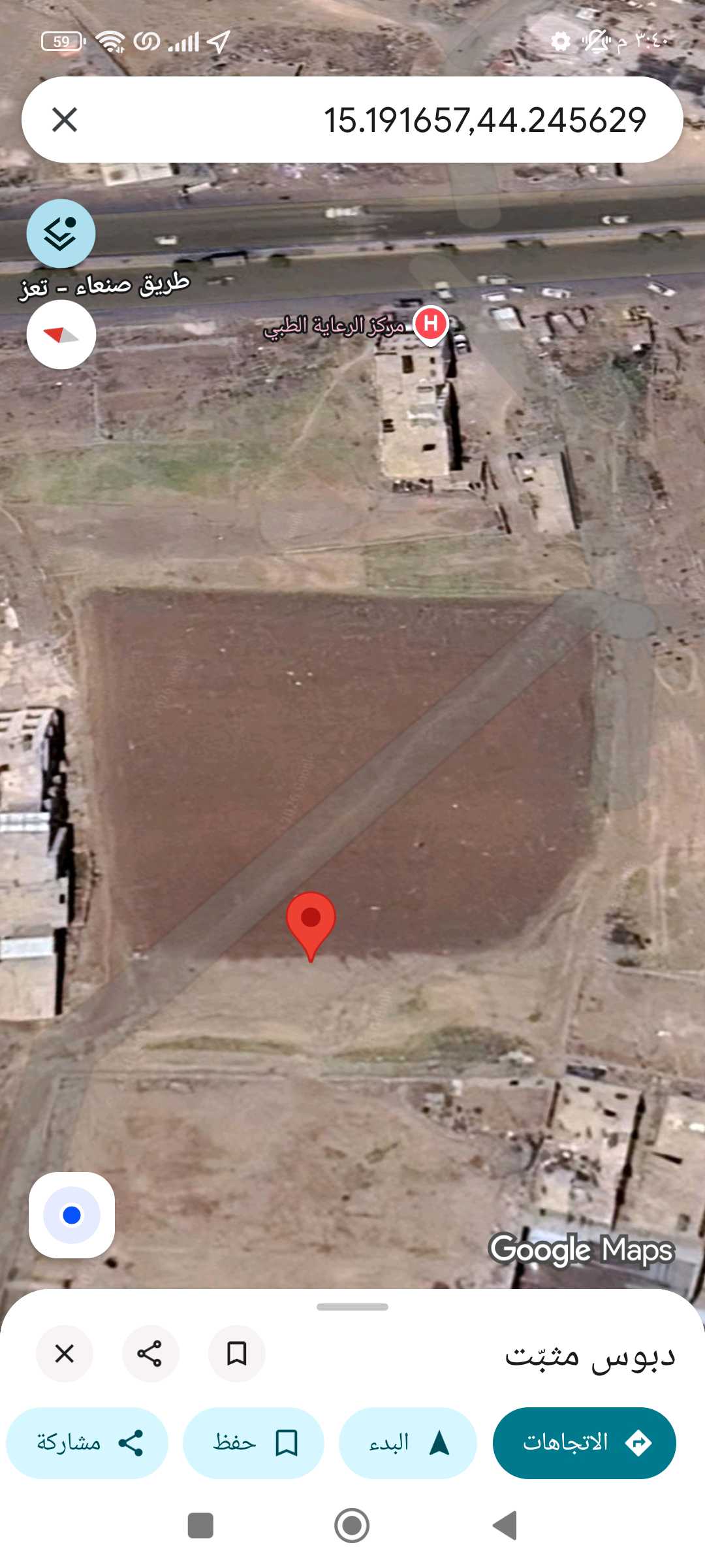 ارض للبيع ٦ لبن شارعين شارع ١٢و١٢ قريب شارع تعز