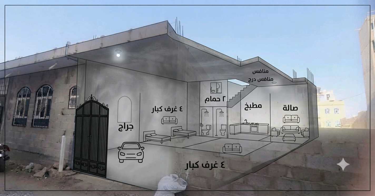 سوق دارس في المطار بيت جاهز ب22 مليون يا رجال لبنتين وربع حر موثق على الخط ارررع