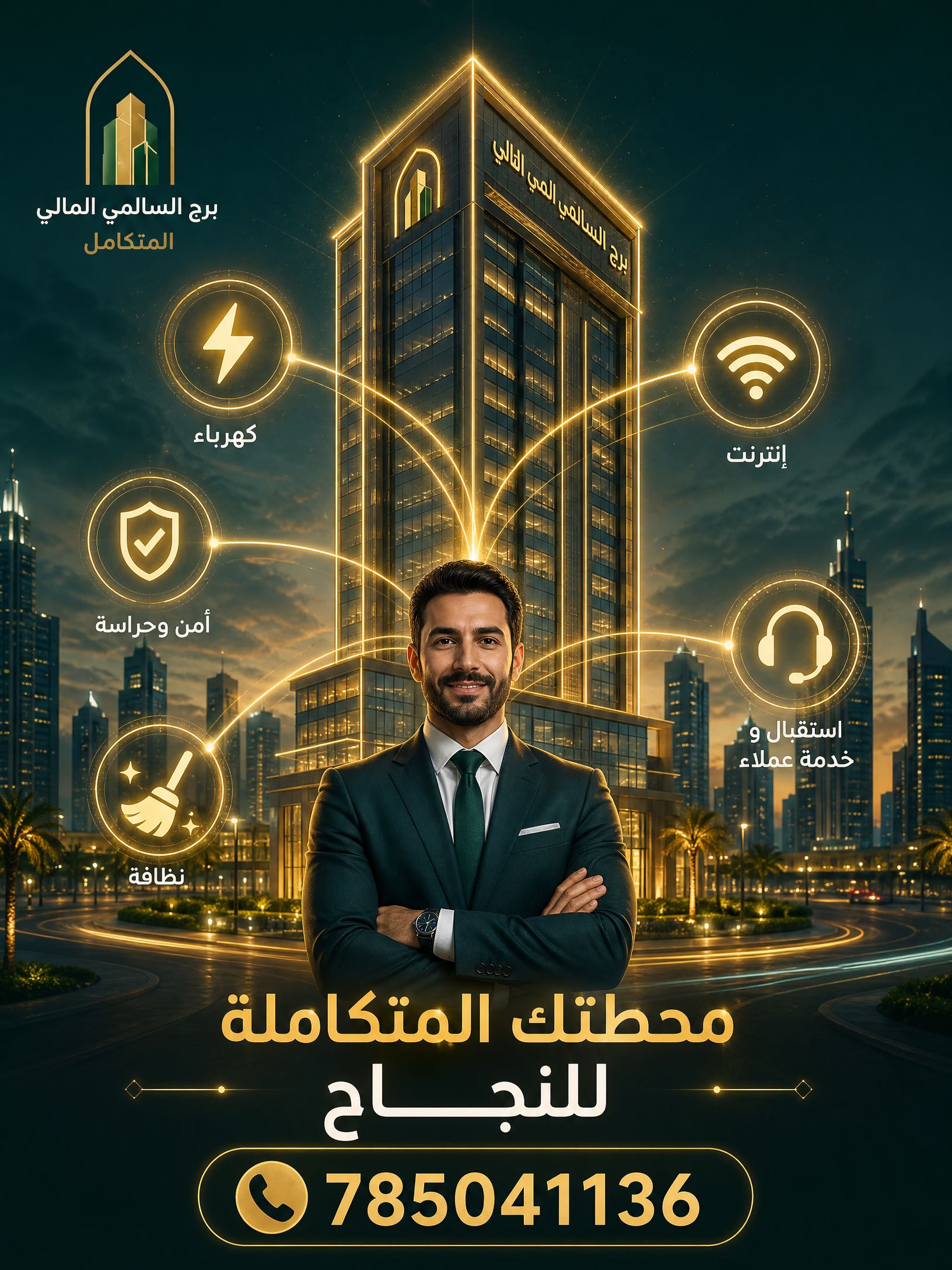 برج السلامي المالي المتكامل فروع للبنوك والمؤسسات المالية