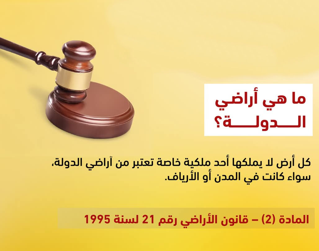 ما هي أراضي الدولة؟